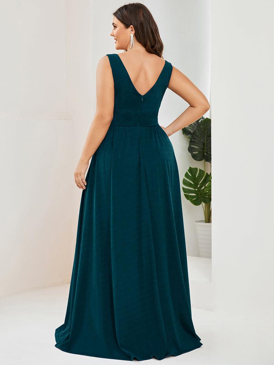 ever SORAYA|Robe de soirée taille empire à col V