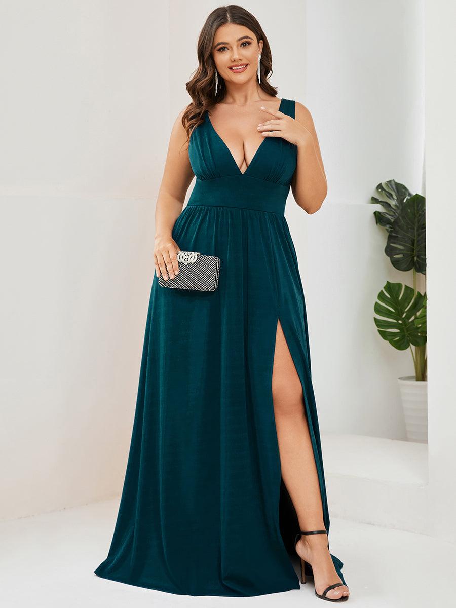 ever SORAYA|Robe de soirée taille empire à col V