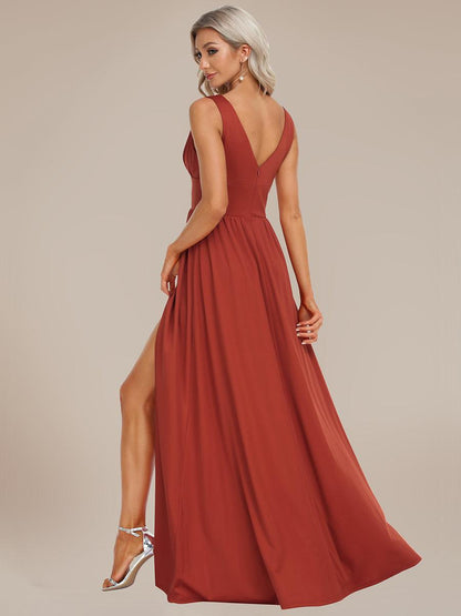 ever SORAYA|Robe de soirée taille empire à col V