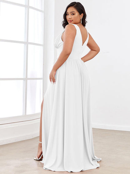 ever SORAYA|Robe de soirée taille empire à col V