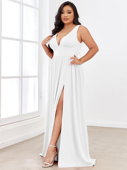 ever SORAYA|Robe de soirée taille empire à col V