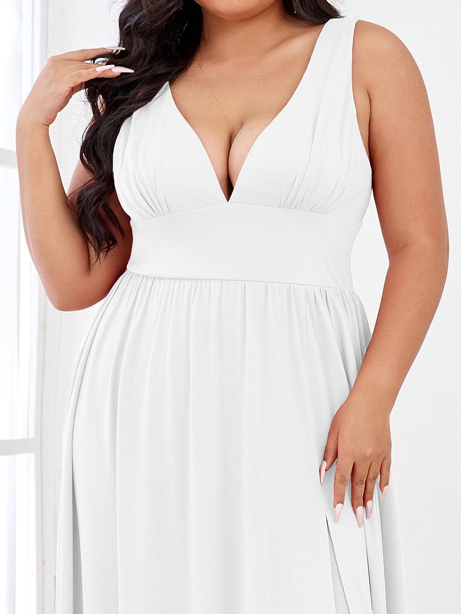 ever SORAYA|Robe de soirée taille empire à col V