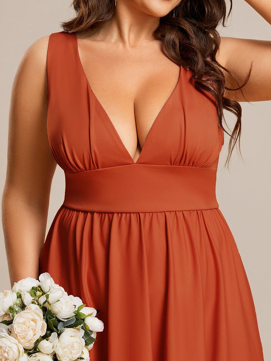 ever SORAYA|Robe de soirée taille empire à col V