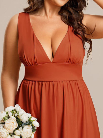 ever SORAYA|Robe de soirée taille empire à col V