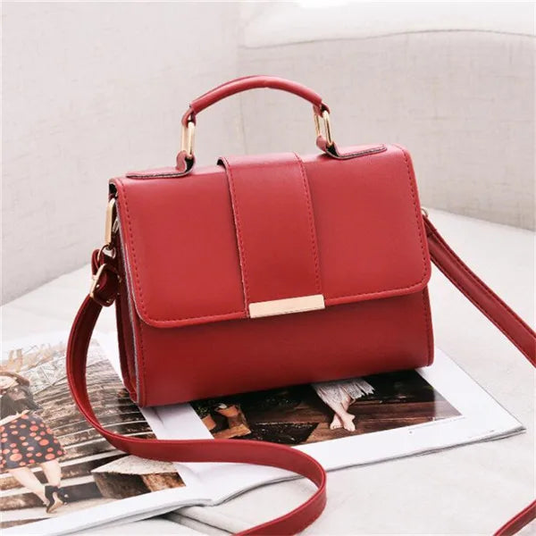 Bolso de Hombro Retro Elegante para Mujer - Piel Sintética de Alta Calidad