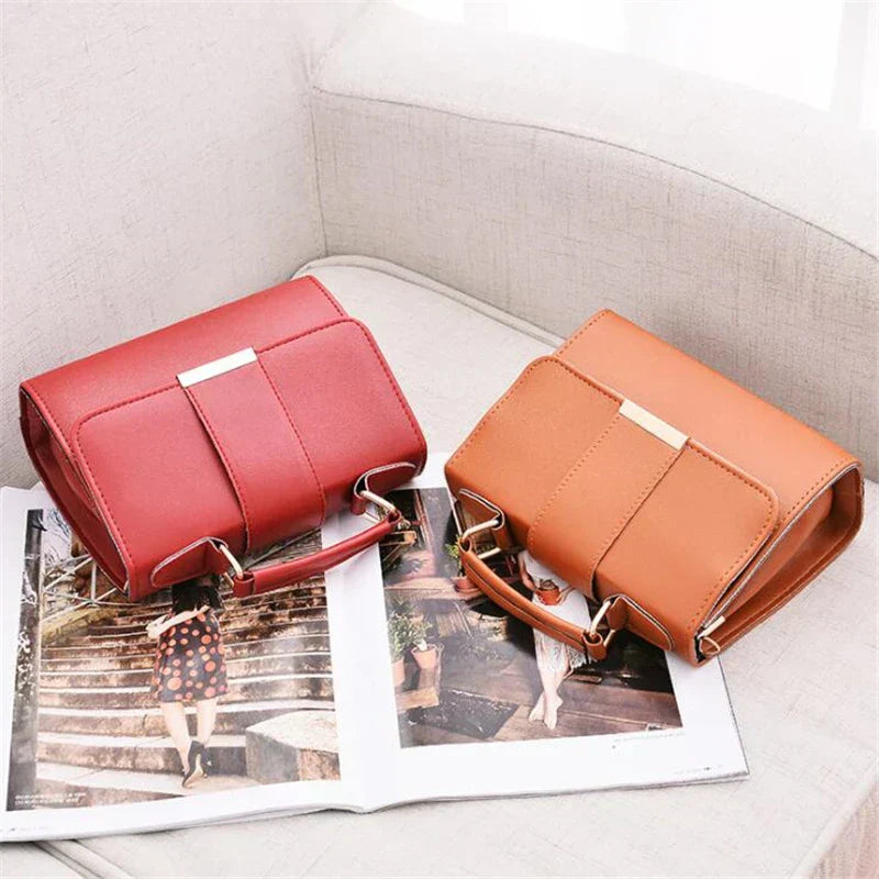Bolso de Hombro Retro Elegante para Mujer - Piel Sintética de Alta Calidad