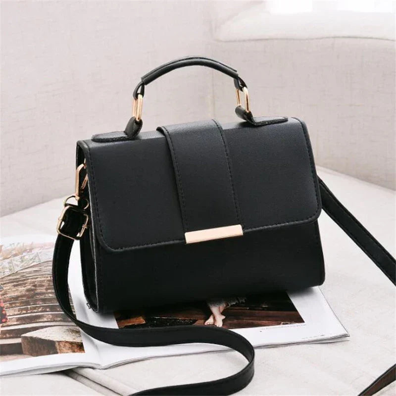 Bolso de Hombro Retro Elegante para Mujer - Piel Sintética de Alta Calidad