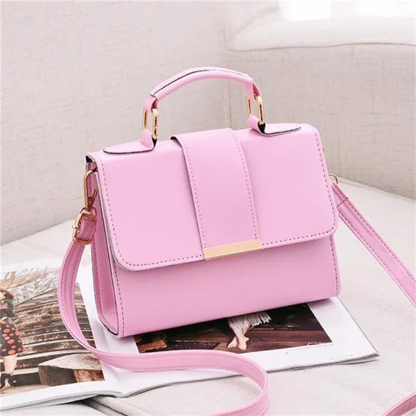 Bolso de Hombro Retro Elegante para Mujer - Piel Sintética de Alta Calidad