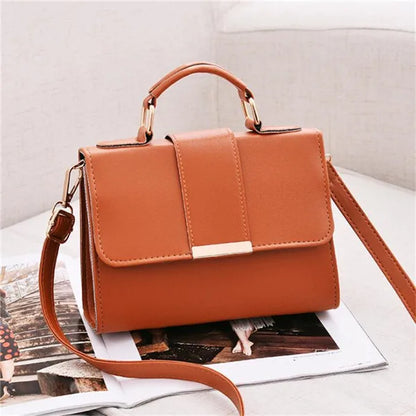 Bolso de Hombro Retro Elegante para Mujer - Piel Sintética de Alta Calidad
