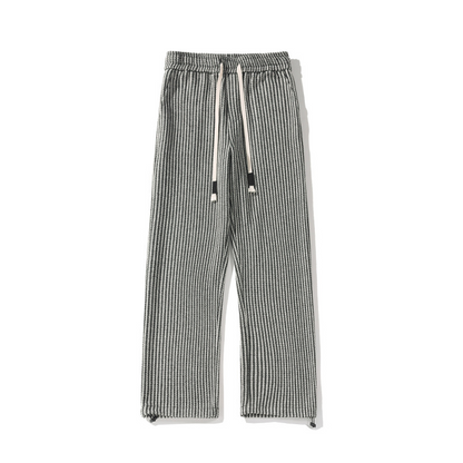 XAVIERA – Modern Striped Sweatpants