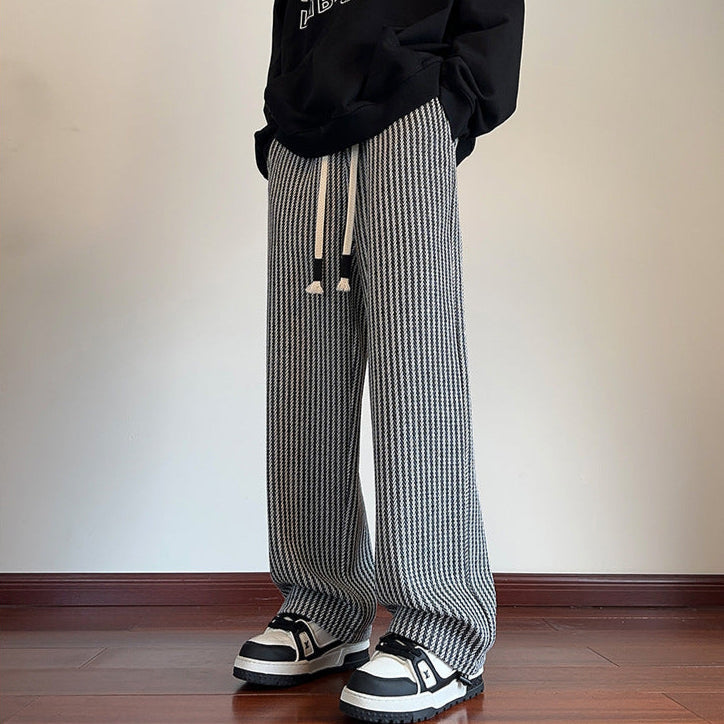 XAVIERA – Modern Striped Sweatpants