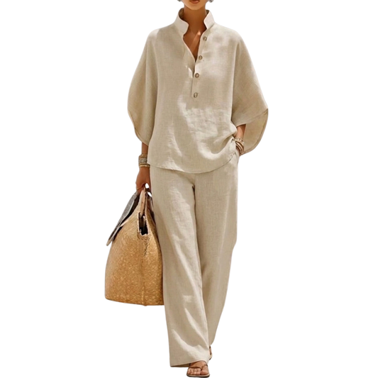 Mariel™ | Completo Leggero in Cotone e Lino