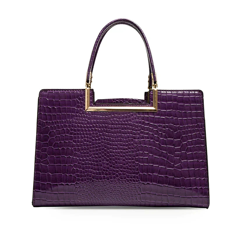 Leather Bag and Wallet Set