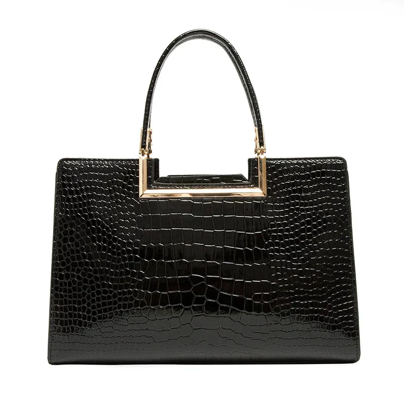 Leather Bag and Wallet Set