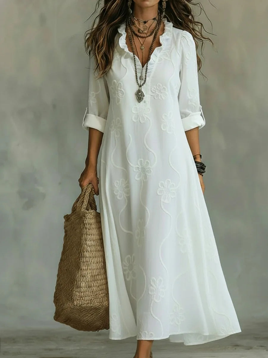 Sienna - Abito Estivo Lungo a Fiori