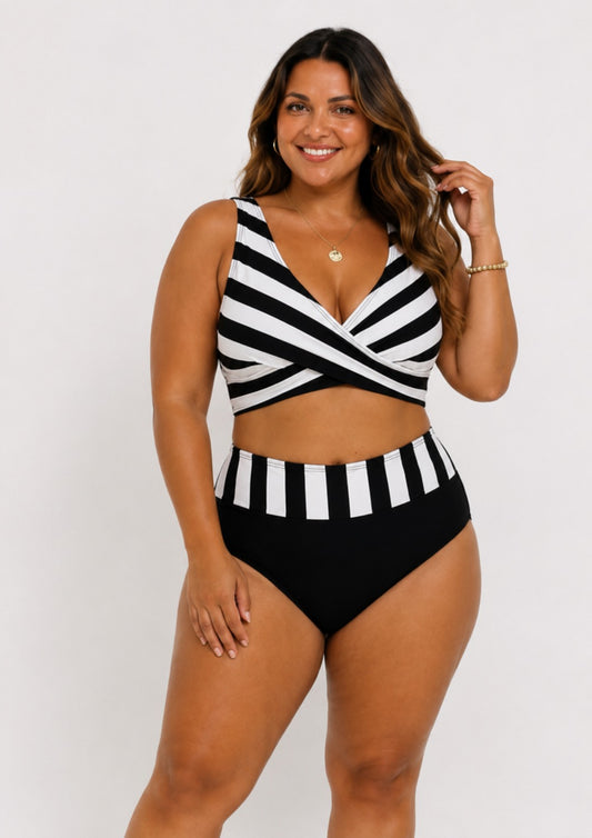 Portofino | Bikini elegante a righe