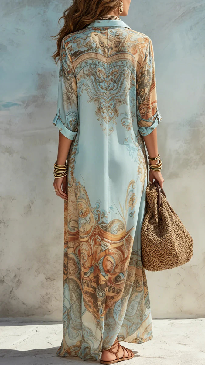 Lorna | Chemisier-Kleid Mediterraneo