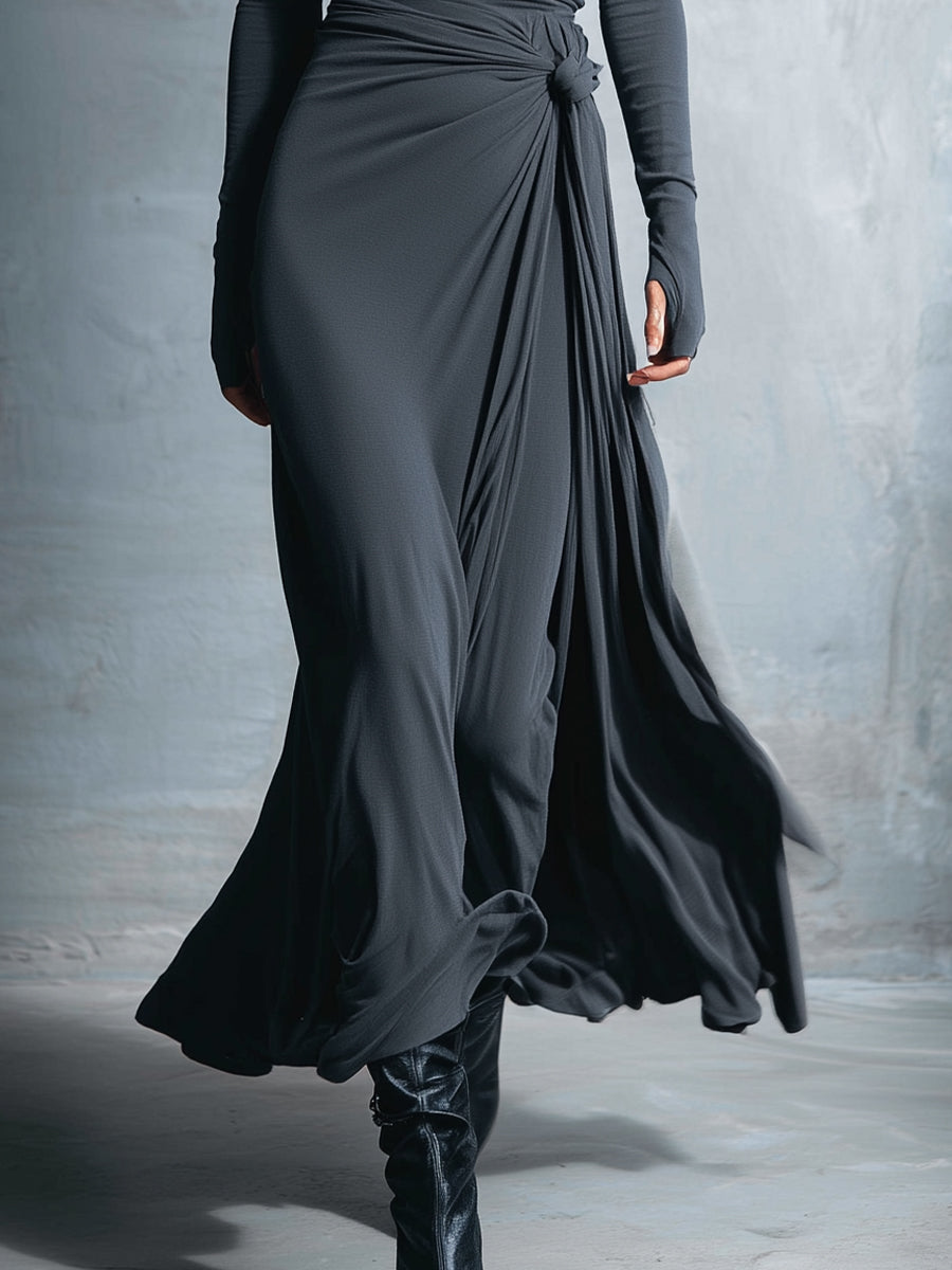 Vittoria · Maxikleid mit seitlichem Knoten