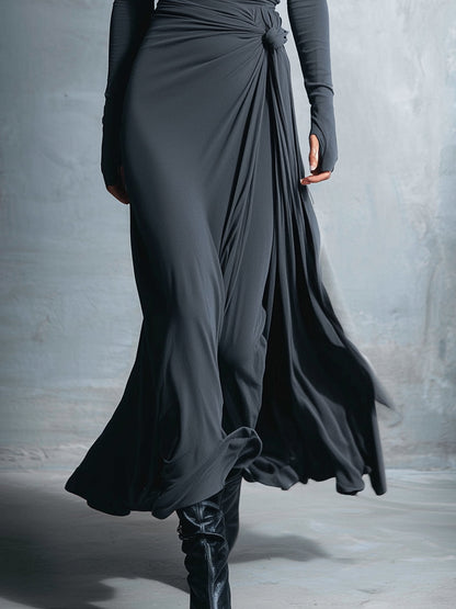 Vittoria · Maxikleid mit seitlichem Knoten