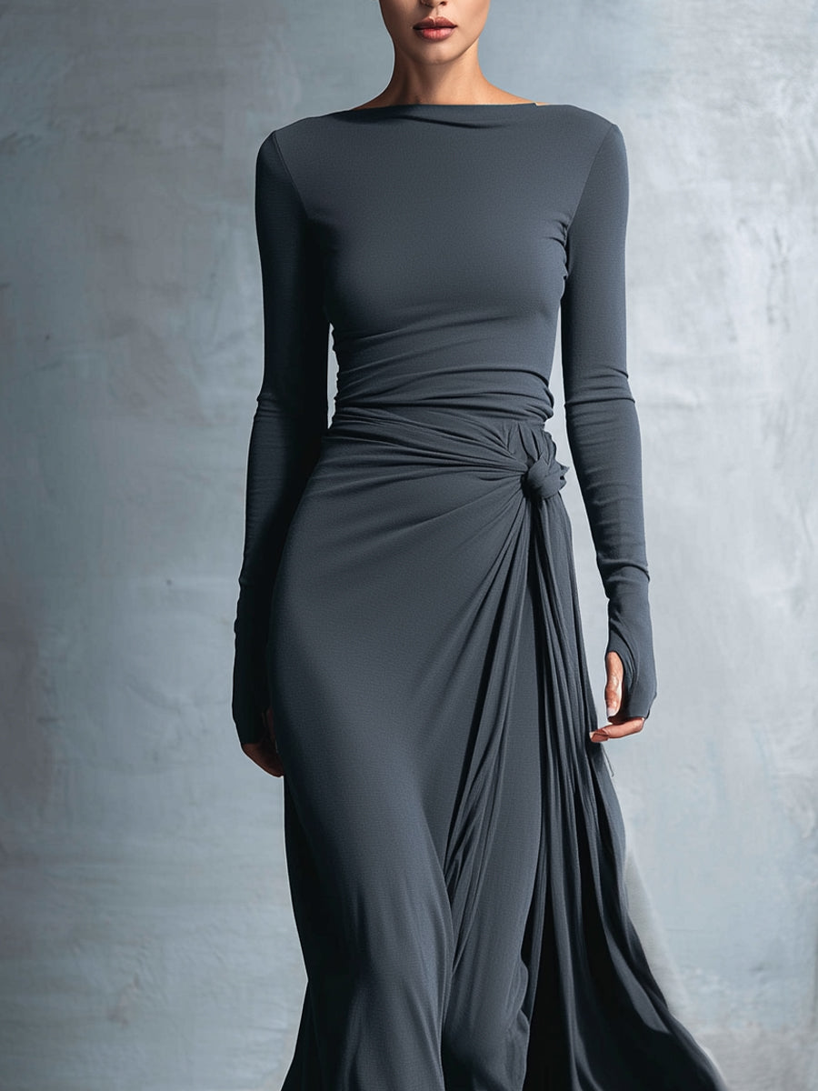 Vittoria · Maxikleid mit seitlichem Knoten