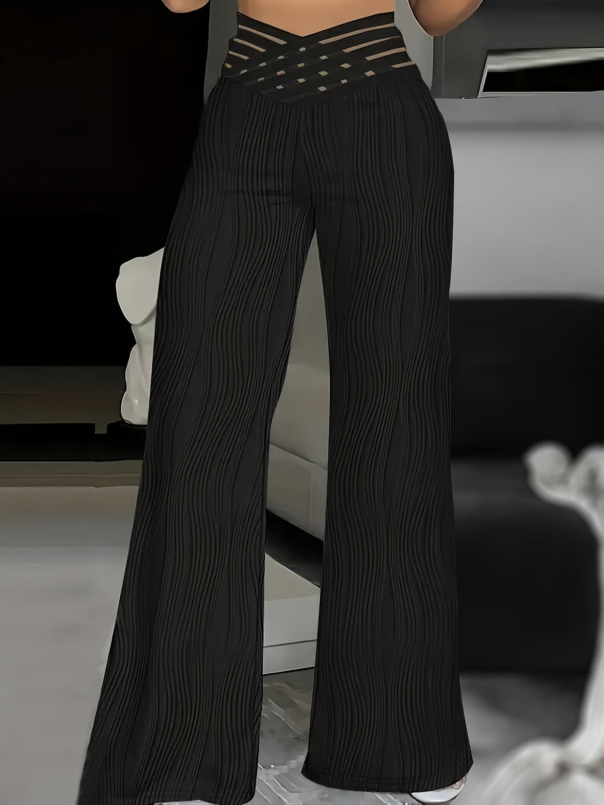Emma | Crisscross-High-Waist-Hose