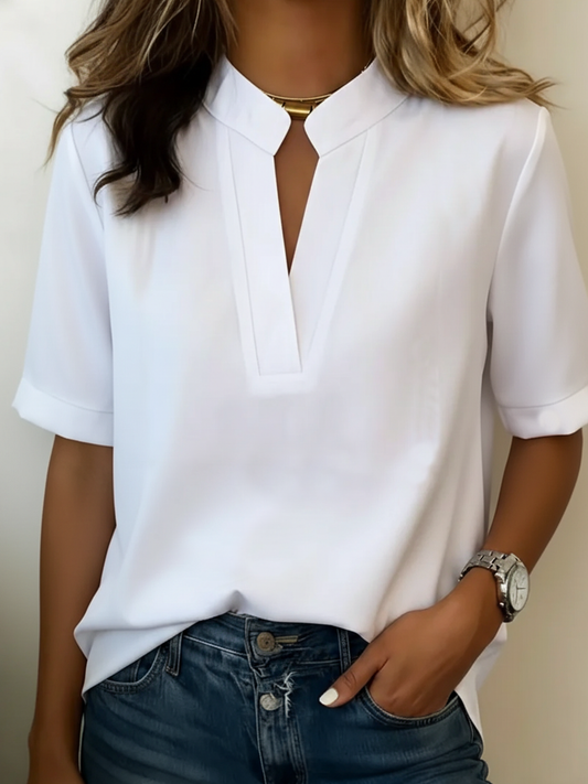 Élise — Elegante Bluse mit raffiniertem Kragen