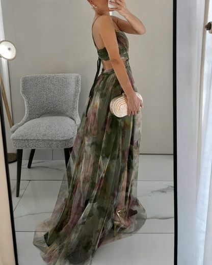 Rosa | Vestito maxi floreale incantevole