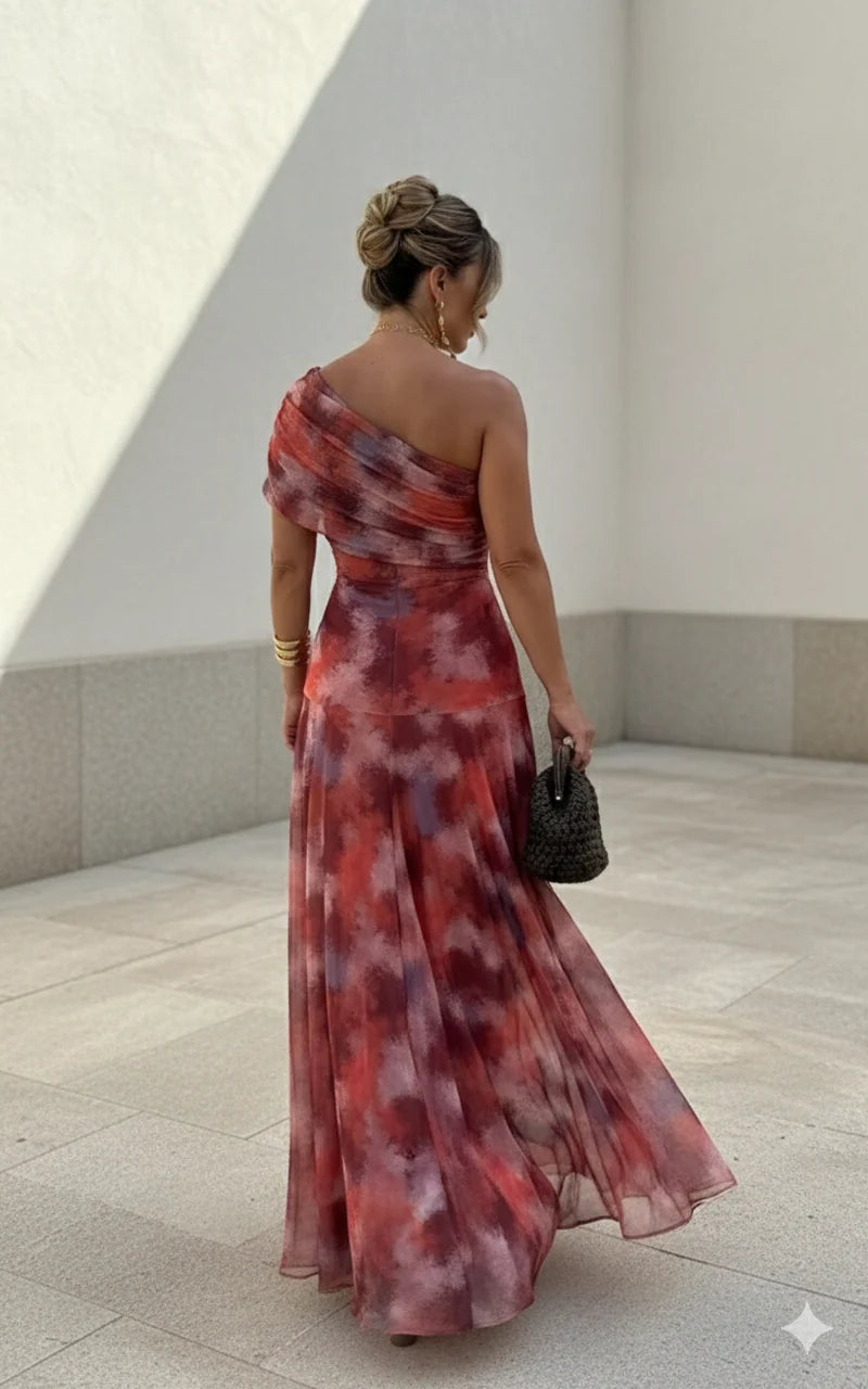 Uma - Abito lungo fluido dal design elegante