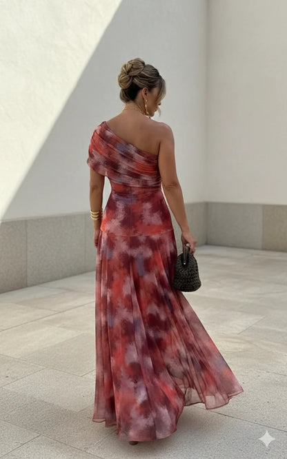 Uma - Abito lungo fluido dal design elegante
