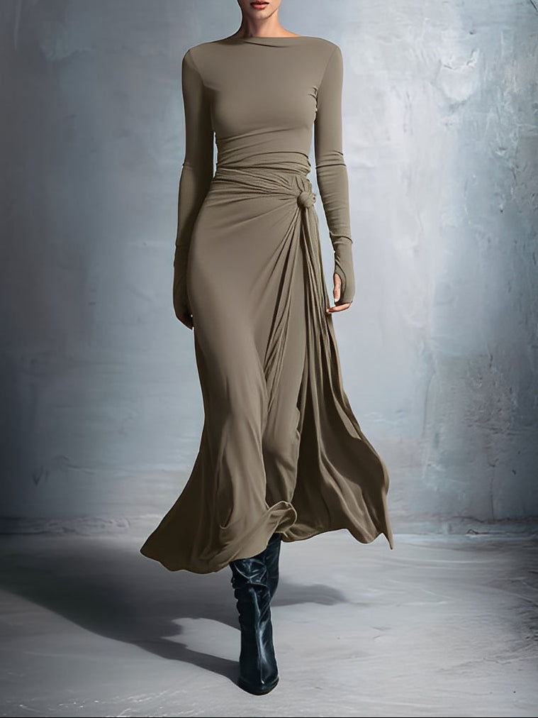 Vittoria · Maxikleid mit seitlichem Knoten